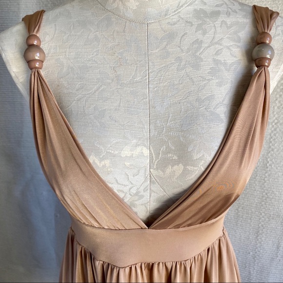 Zimmermann S M Babydoll Easy Tank Dress Tan Pink - Picture 6 of 8